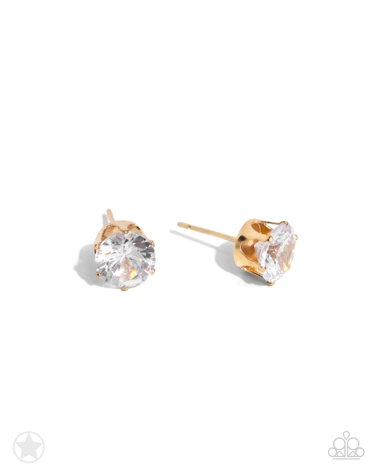 Just In TIMELESS Gold Post Earrings Paparazzi