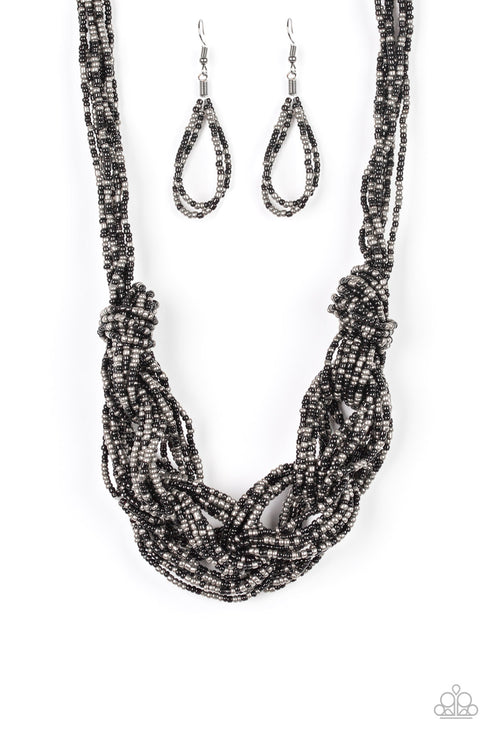 City Catwalk Black Necklace Paparazzi