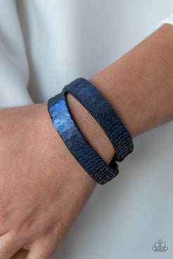 Under The SEQUINS Blue Bracelet Paparazzi