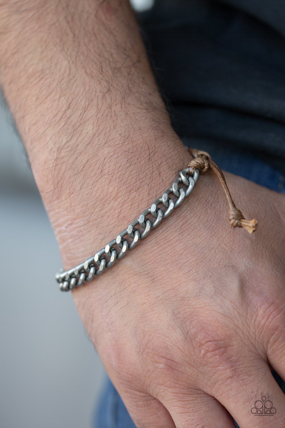 Tiebreaker Silver Urban Bracelet Paparazzi