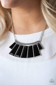 Glamour Goddess Black Necklace Paparazzi
