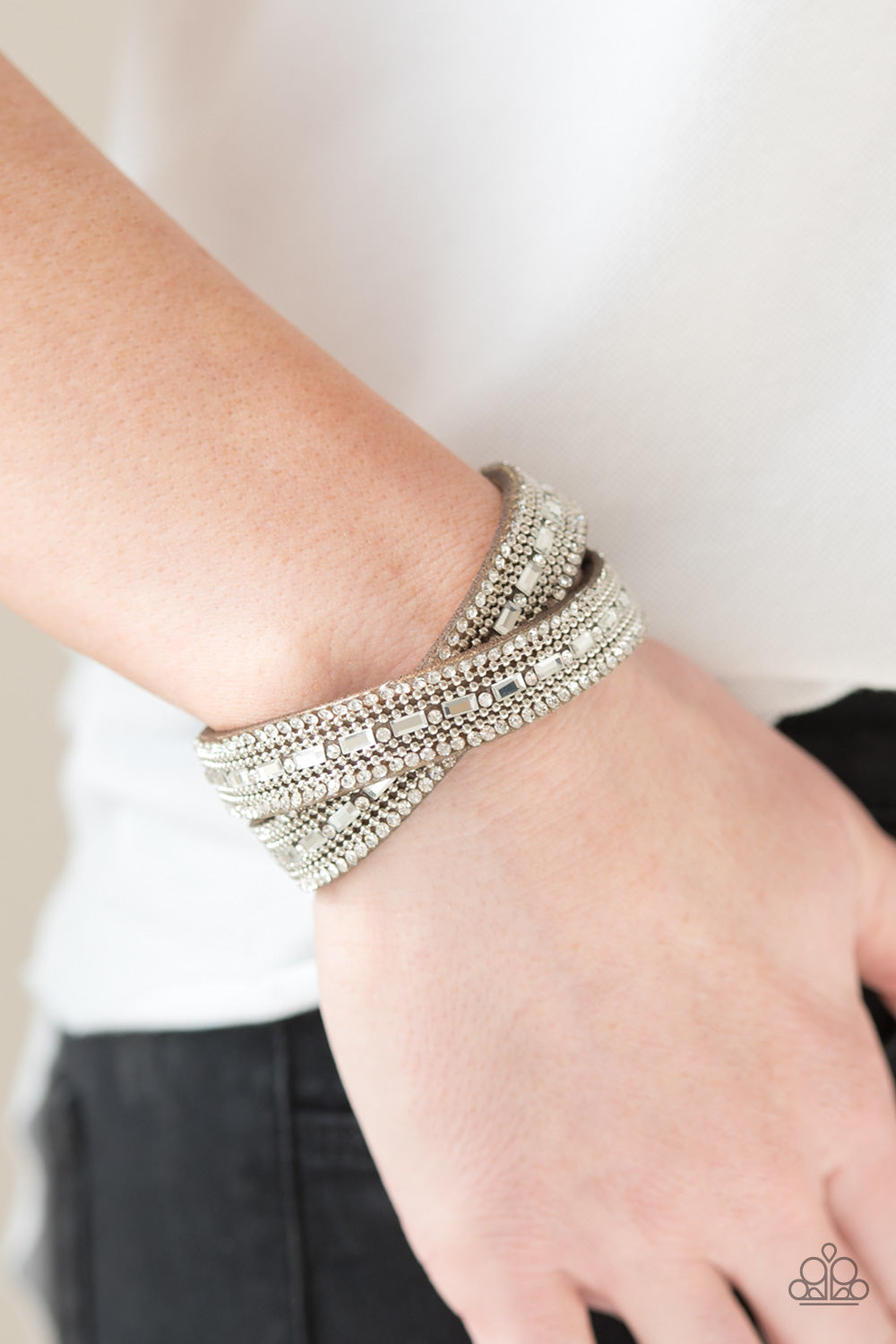 Shimmer and Sass Brown
Wrap Bracelet