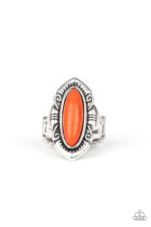 Santa Fe Serenity Orange Ring Paparazzi
