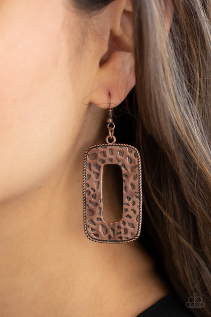 Primal Elements Copper
Earrings Paparazzi