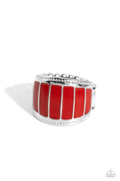 SWATCH Your Step Red Ring Paparazzi