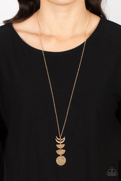 Phase Out Gold Necklace Paparazzi