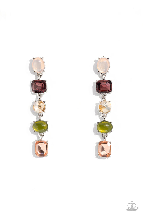 Sophisticated Stack Multi Post Earrings Paparazzi
