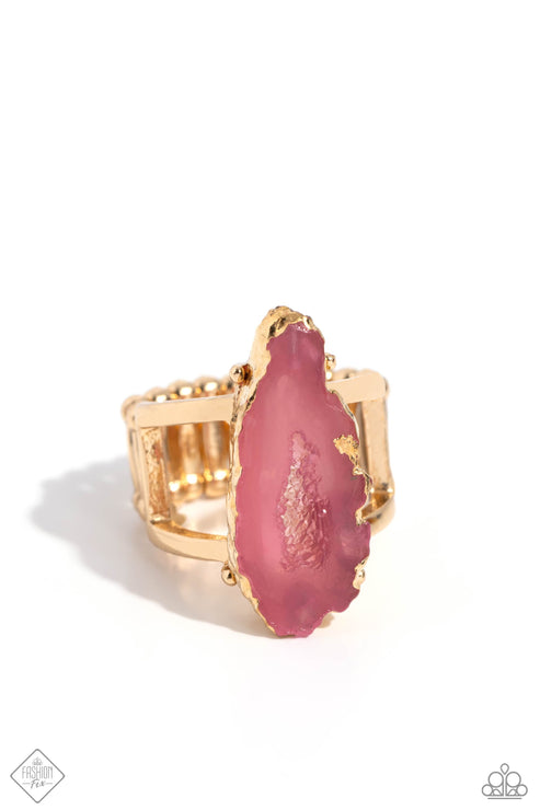 Mineral Masterpiece Pink Ring Paparazzi