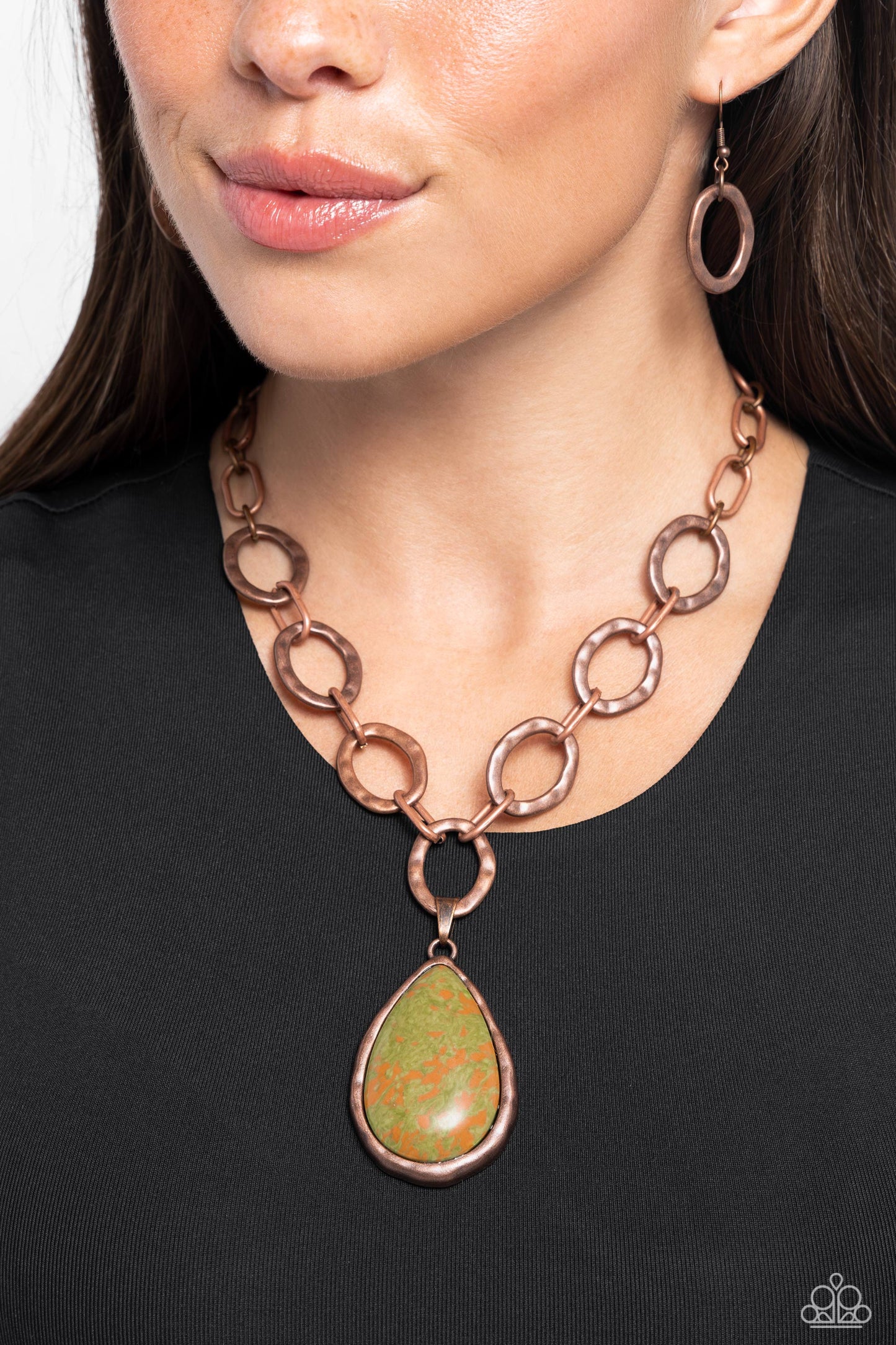 Tangible Tranquility Copper Necklace Paparazzi