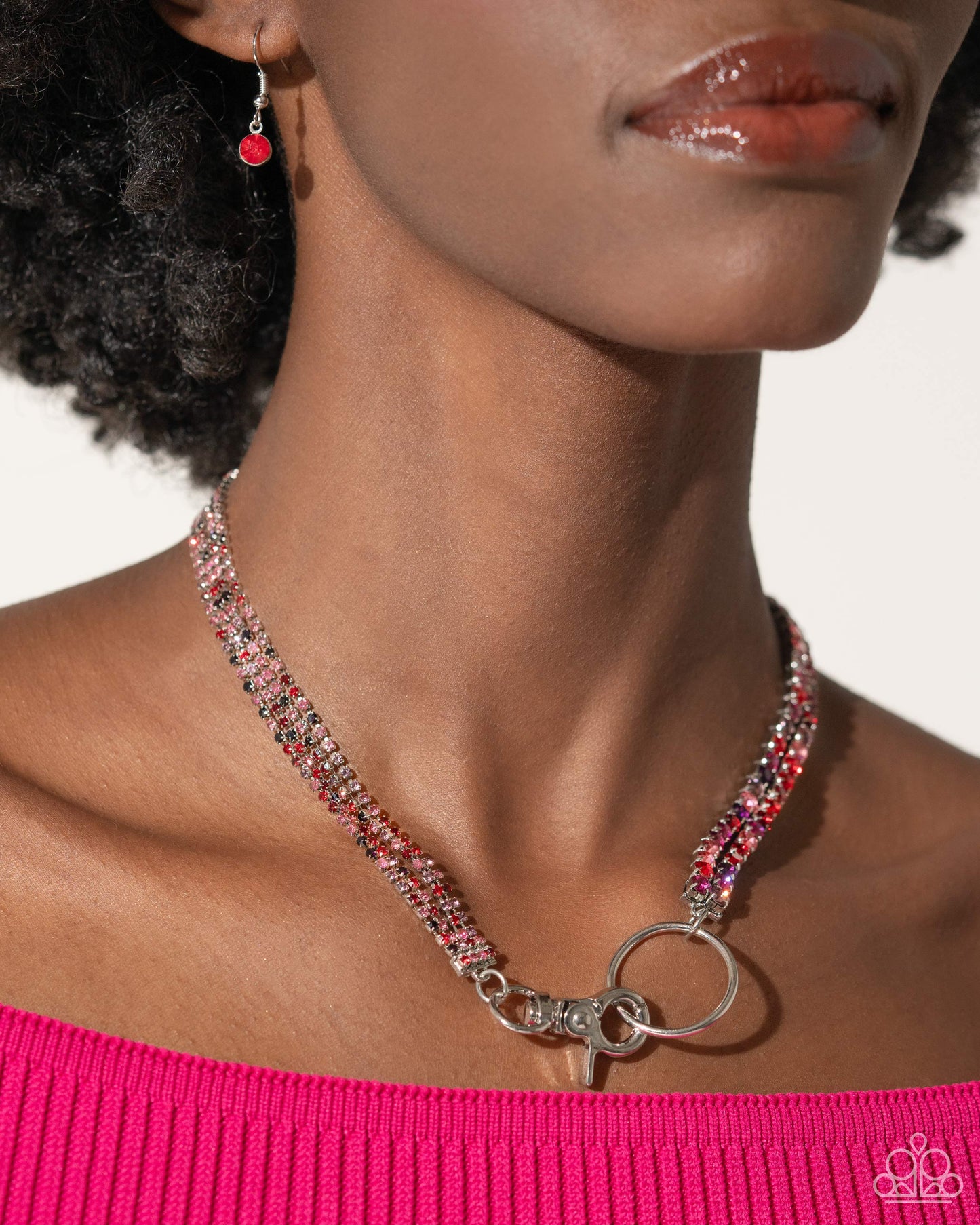 Chic Connection Red Necklace Paparazzi