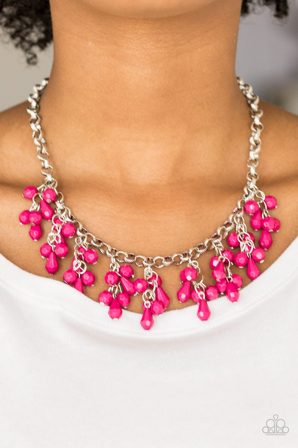 Modern Macarena Pink Necklace Paparazzi