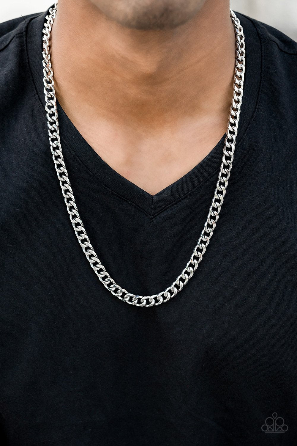 The Game CHAIN-ger Silver Necklace Paparazzi