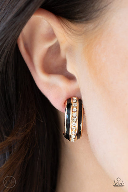 WEALTHY Living Gold
Clip-On Earrings Paparazzi