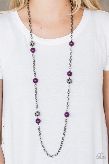 Fashion Fad Purple Necklace - Daria's Blings N Things