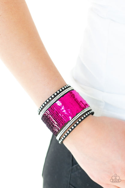MERMAIDS Have More Fun Pink Bracelet Paparazzi