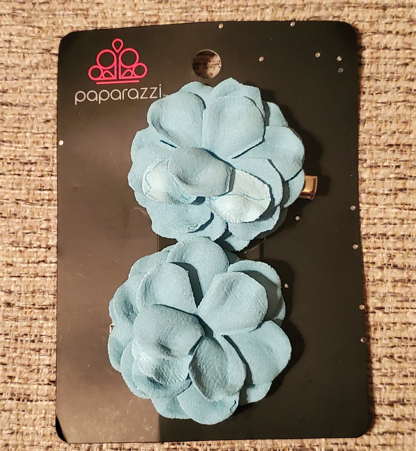 Paper Dolls Blue Hair Clip Starlet Shimmer Paparazzi