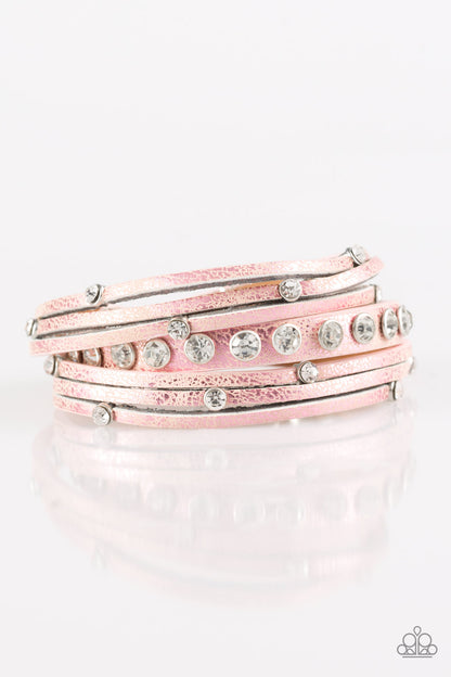 CATWALK It Off Pink Bracelet - Daria's Blings N Things