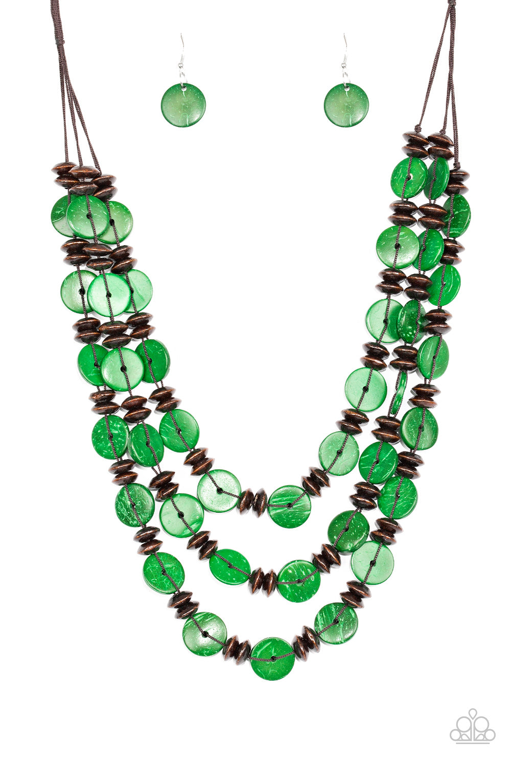 Key West Walkabout Green Necklace - Daria's Blings N Things