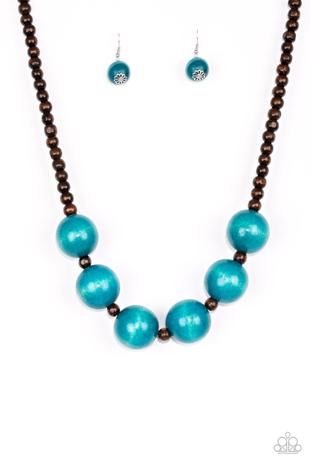 Oh My Miami Blue
Wooden Necklace - Daria's Blings N Things
