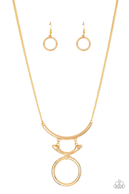 Walk Like An Egyptian Gold Necklace - Daria's Blings N Things