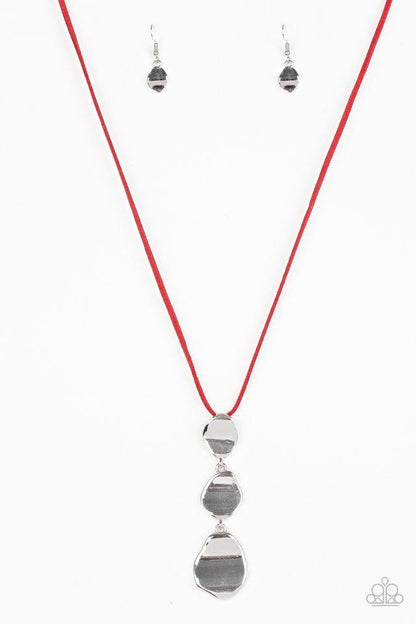Embrace The Journey Red Necklace Paparazzi