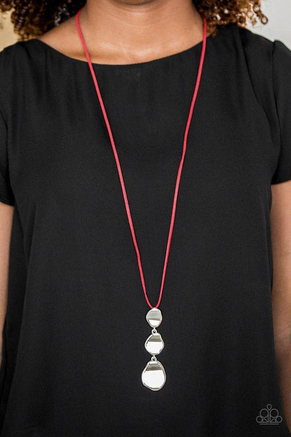 Embrace The Journey Red Necklace