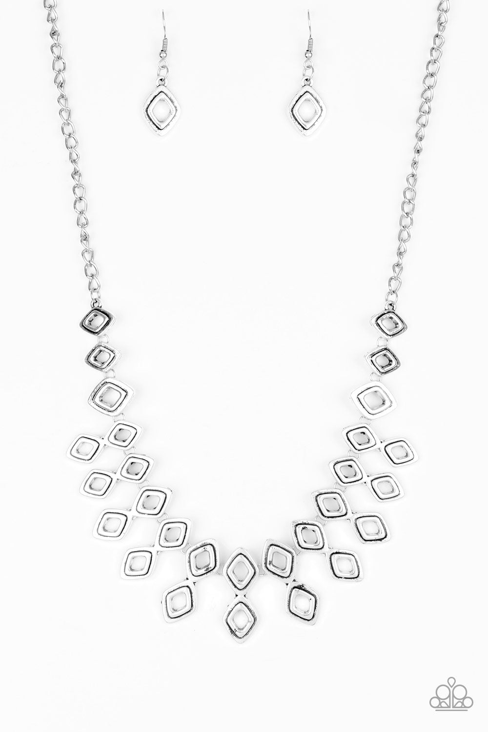 Geocentric Silver
Necklace - Daria's Blings N Things