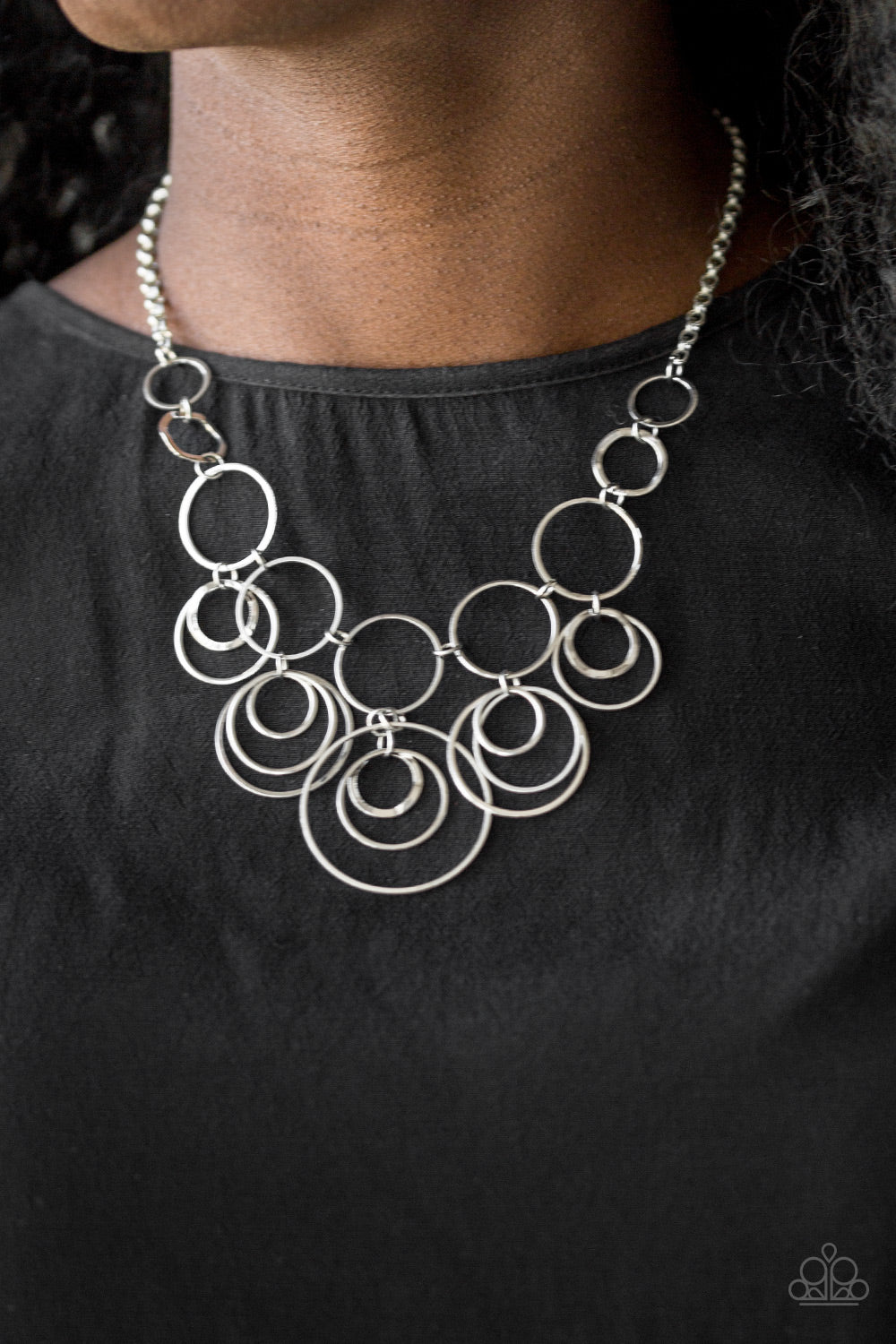 Break The Cycle Silver Necklace - Daria's Blings N Things