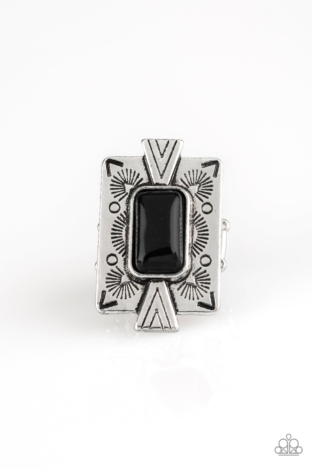 Stone Cold Couture Black Ring - Daria's Blings N Things