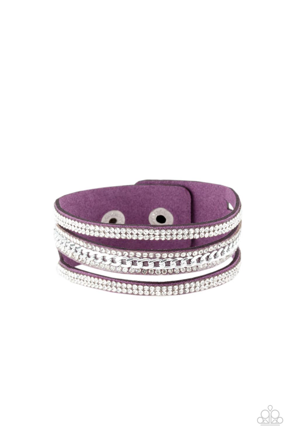 Rollin In Rhinestones Purple
Bracelet - Daria's Blings N Things