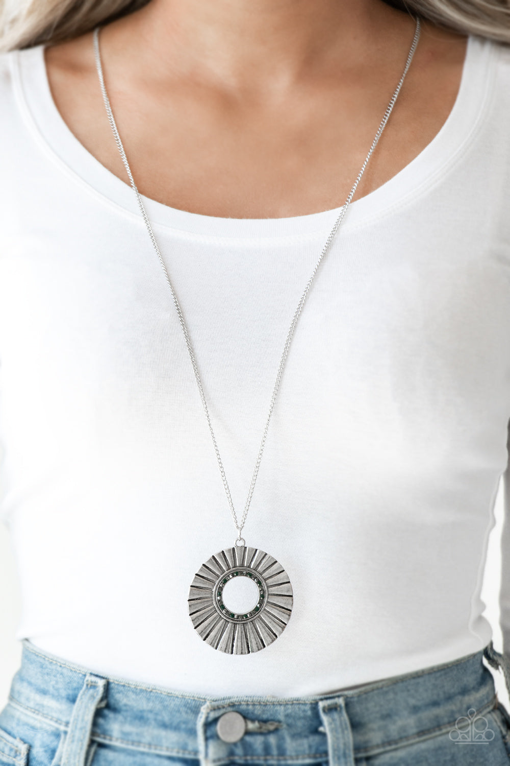 Chicly Centered Multi Long Necklace - Daria's Blings N Things