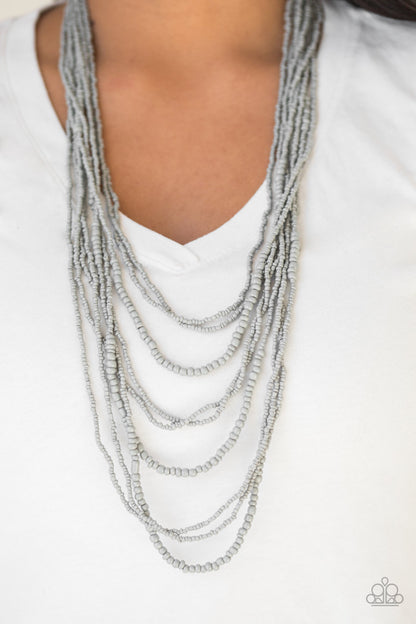 Totally Tonga Silver
Necklace Paparazzi