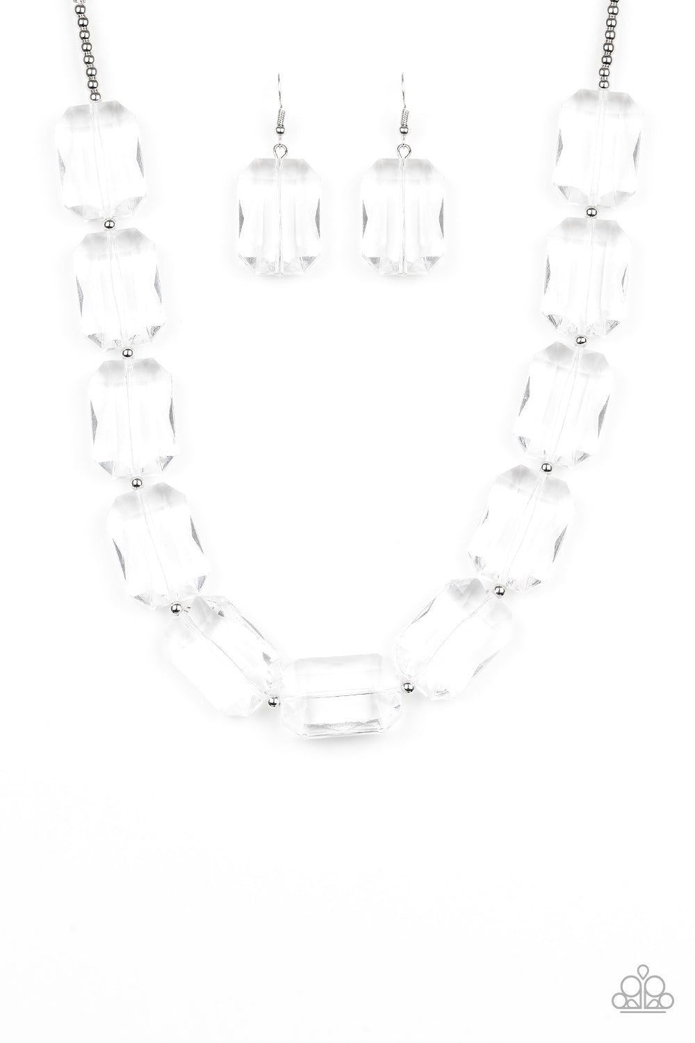 The ICE President White Necklace