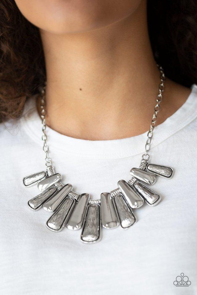 MANE Up Silver Necklace - Daria's Blings N Things