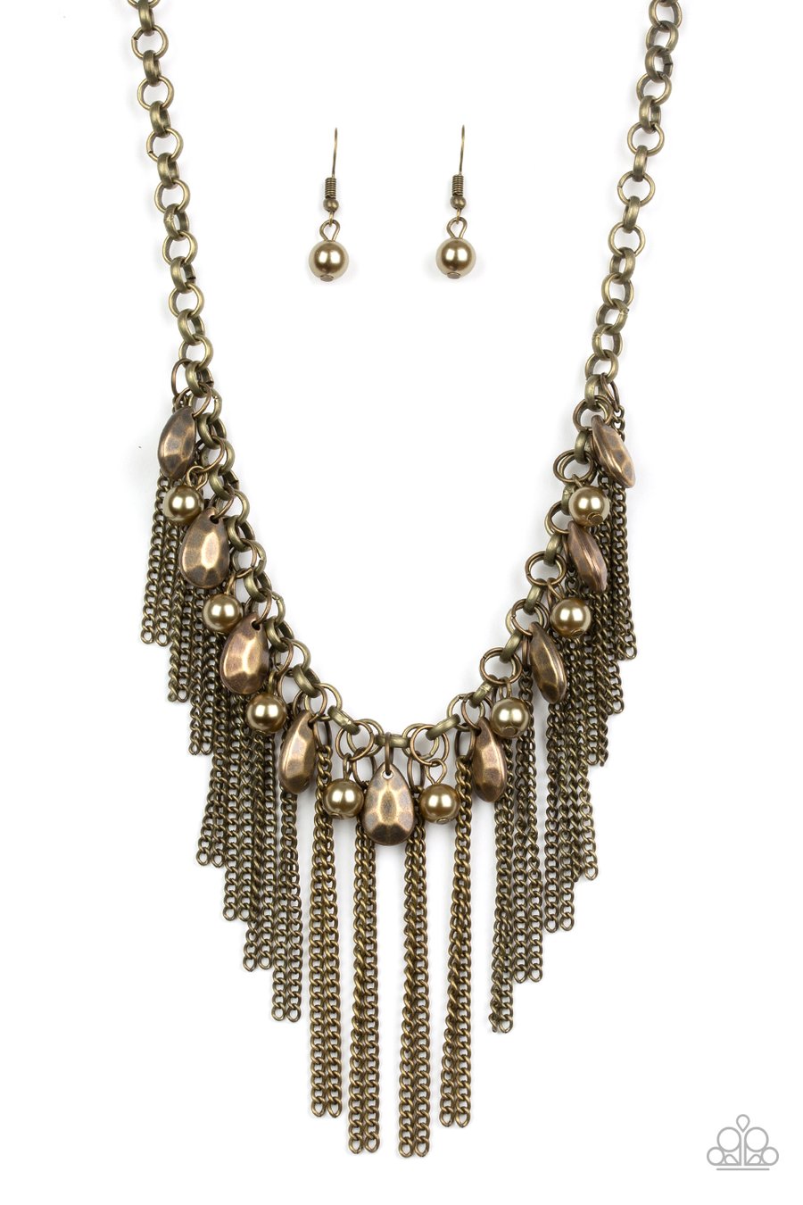 Industrial Intensity Brass Necklace - Daria's Blings N Things