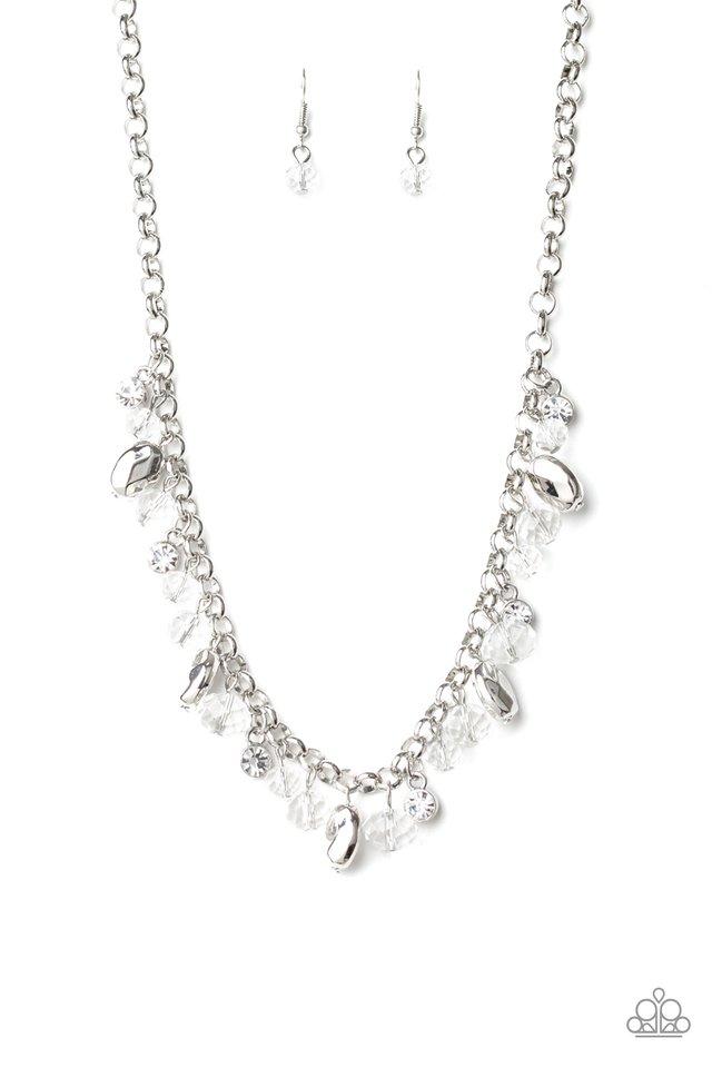 Downstage Dazzle White Necklace - Daria's Blings N Things