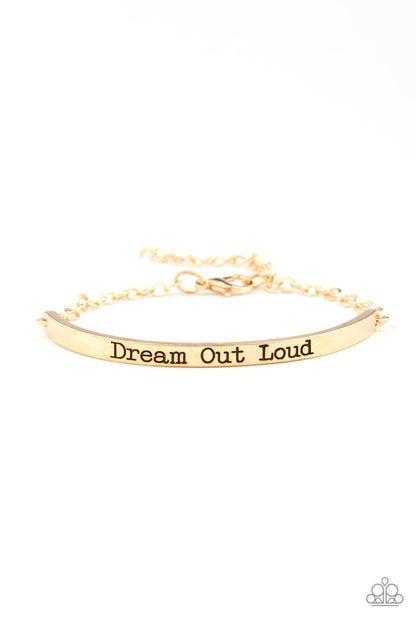 Dream Out Loud Gold Bracelet - Daria's Blings N Things