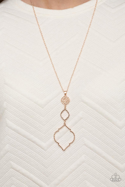 Marrakesh Mystery Copper Necklace Paparazzi