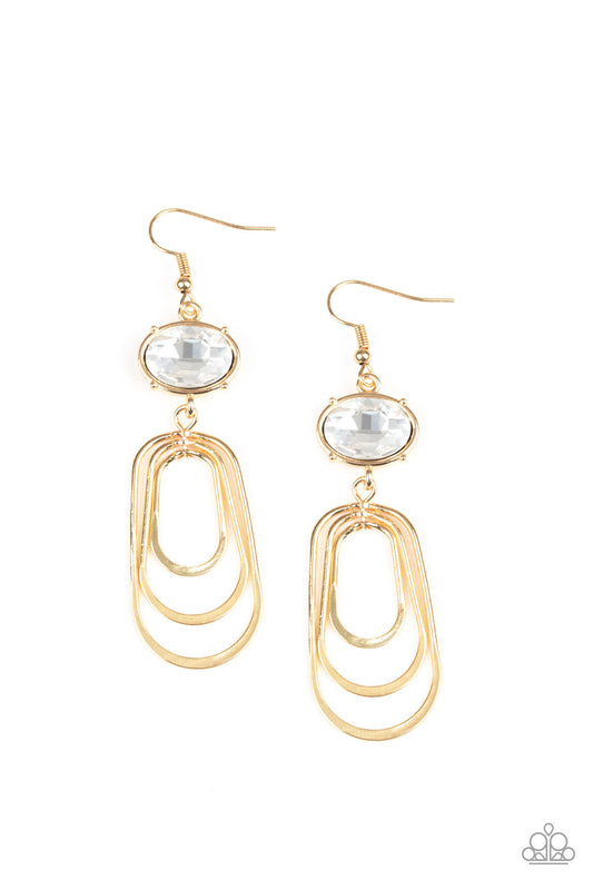 Drop-Dead Glamorous Gold Earrings - Daria's Blings N Things