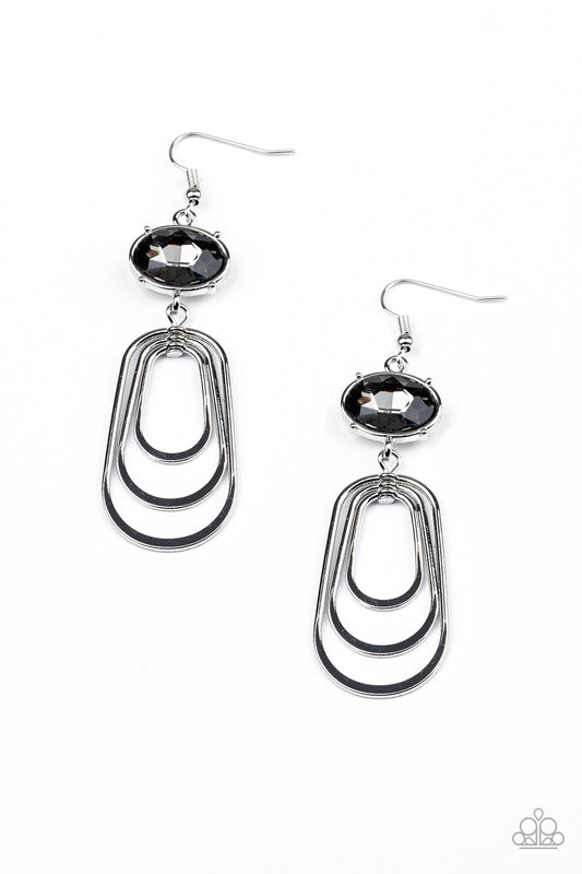 Drop-Dead Glamorous Silver Earrings - Daria's Blings N Things
