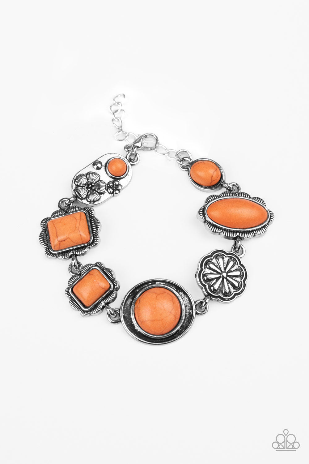 Gorgeously Groundskeeper Orange Bracelet - Daria's Blings N Things