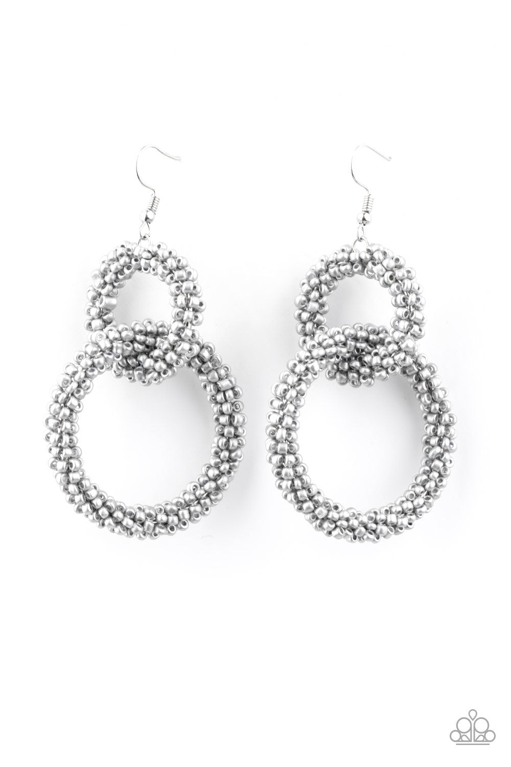 Luck BEAD a Lady Silver
Earrings Paparazzi