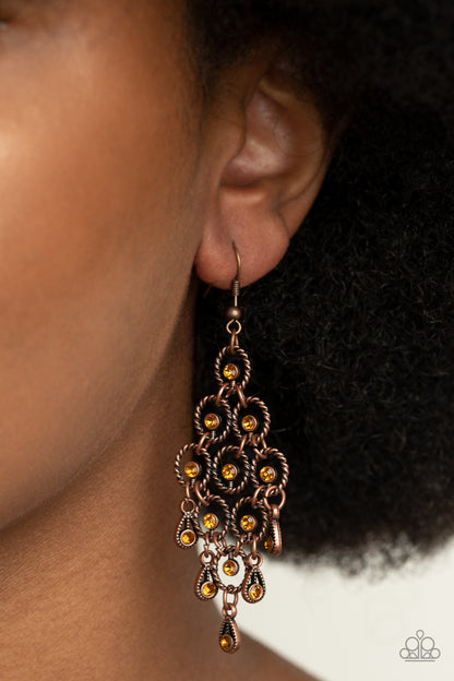 Chandelier Cameo Copper
Earrings - Daria's Blings N Things