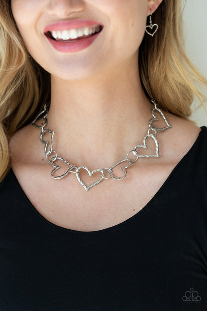Vintagely Valentine Silver
Necklace - Daria's Blings N Things