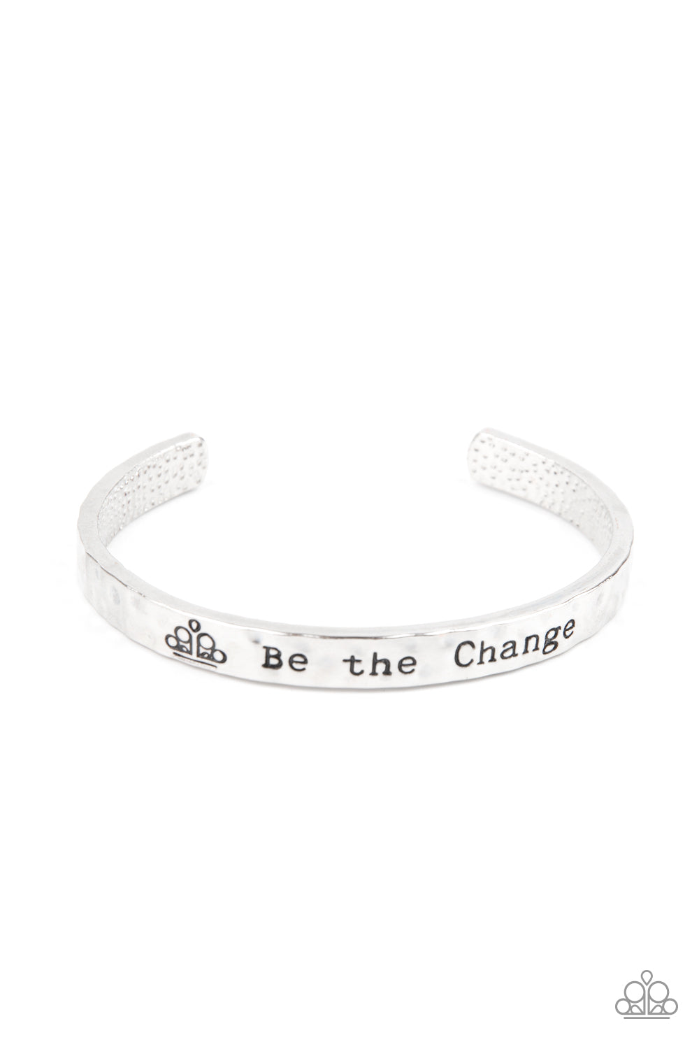 Be The Change Silver
Cuff Bracelet - Daria's Blings N Things