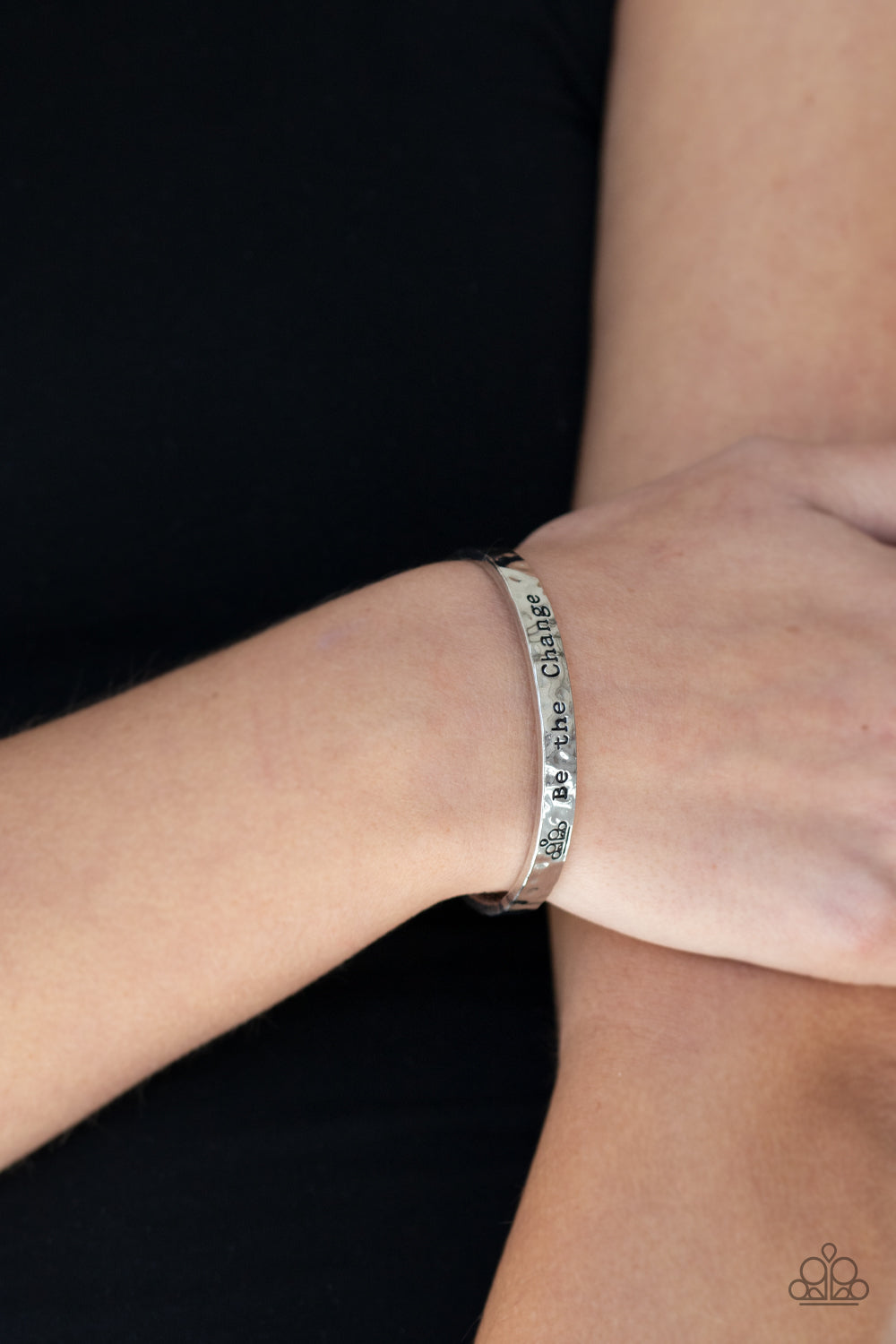 Be The Change Silver
Cuff Bracelet - Daria's Blings N Things