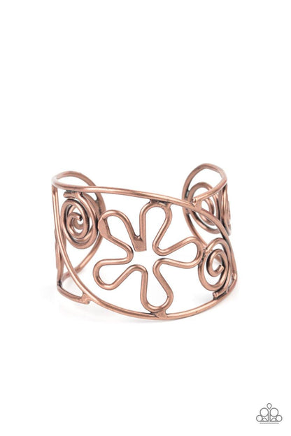 Groovy Sensations Copper
Cuff Bracelet - Daria's Blings N Things