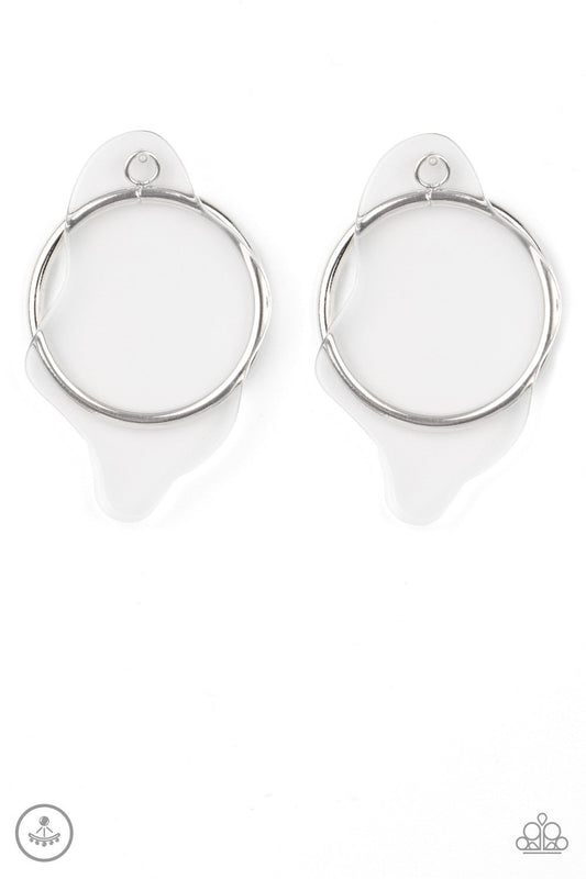 Clear The Way! White
Post Earrings - Daria's Blings N Things