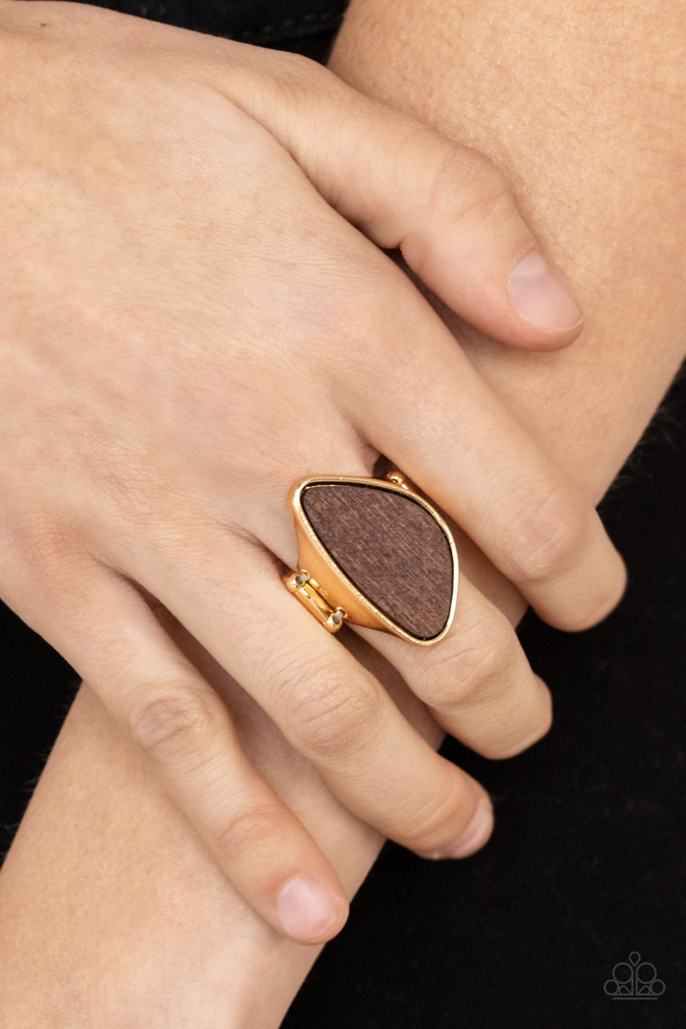 Perfectly Petrified Gold Ring - Daria's Blings N Things