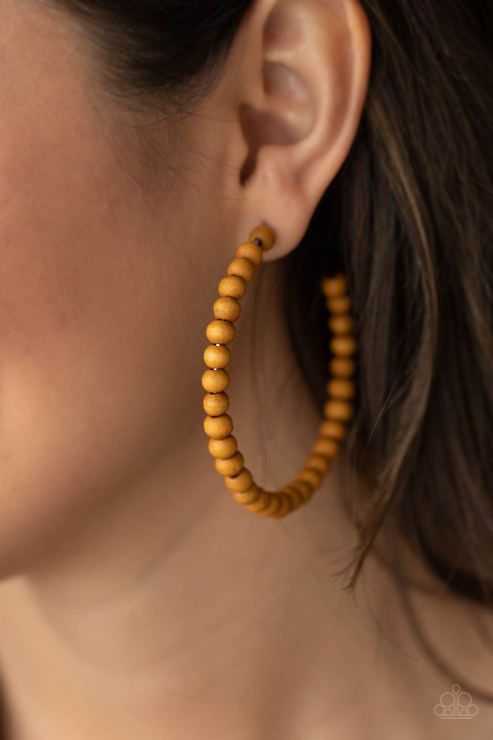 Should Have, Could Have, WOOD Have Brown Hoop Earrings